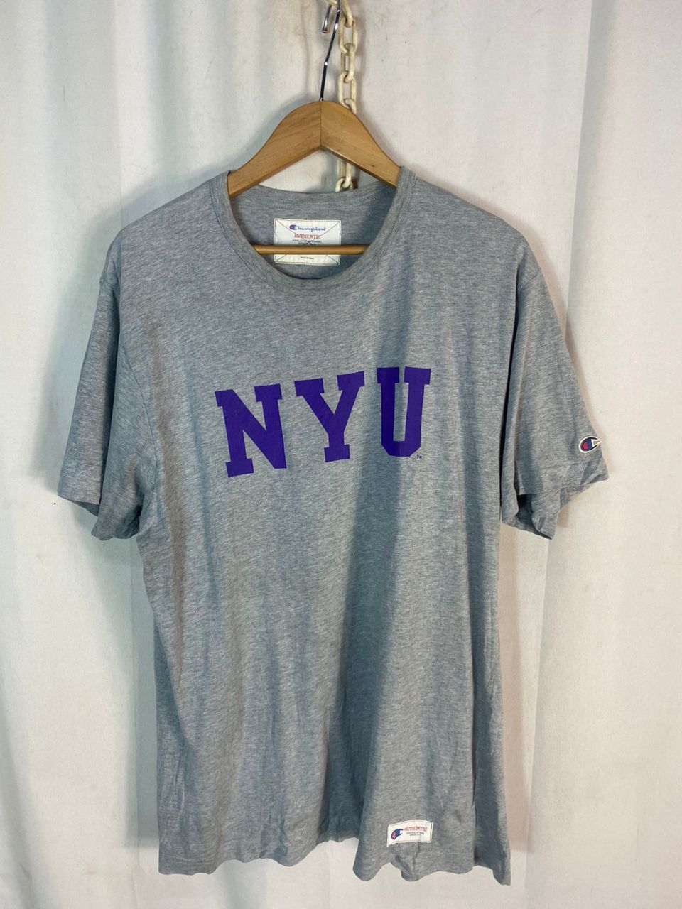 Champion Nyu printed tshirt by champion Size US M / EU 48-50 / 2 - 1 Thumbnail