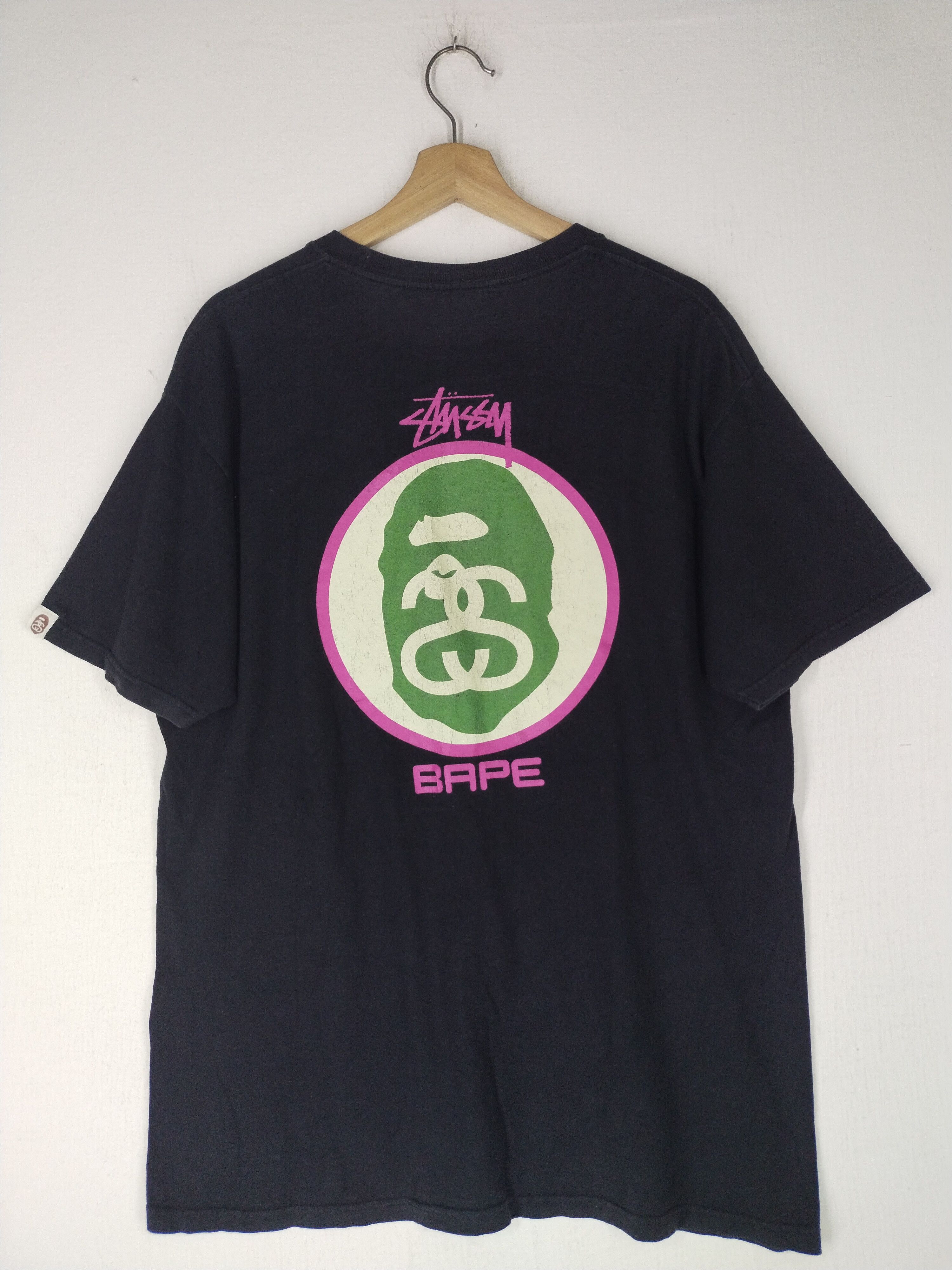 Bape × Stussy Bape x Stussy Tee Size US L / EU 52-54 / 3 - 3 Thumbnail