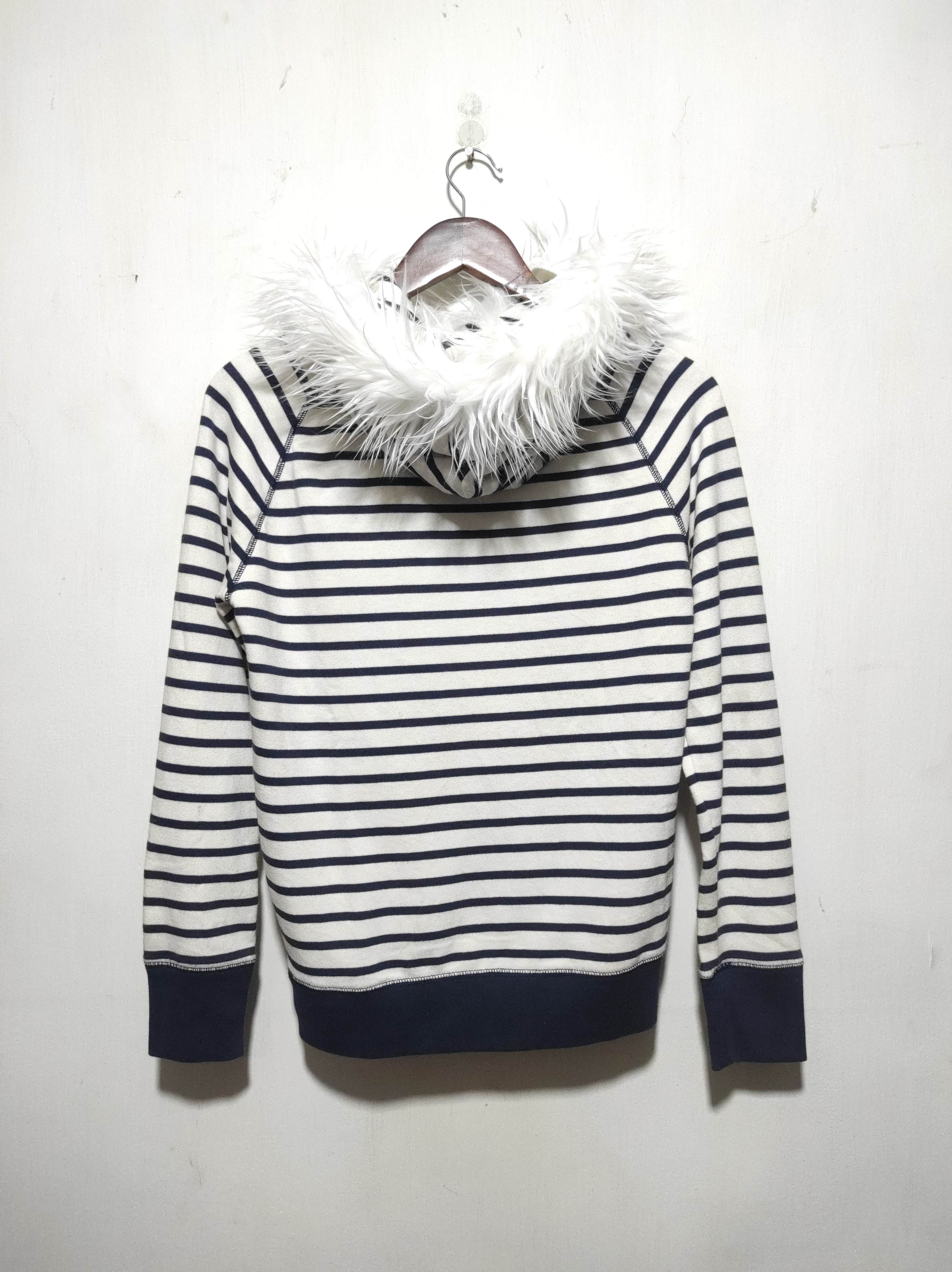 Gap GAP Stripe Fur Hoodie i6w9 Lgb Style Size US XXS / EU 40 - 14 Thumbnail