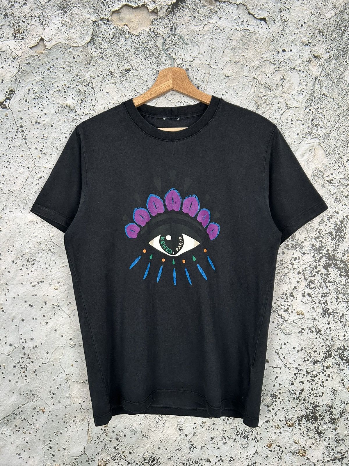 Kenzo Kenzo Eye Graphic Tee Designer Avant Garde Rare Hype Size US M / EU 48-50 / 2 - 1 Thumbnail
