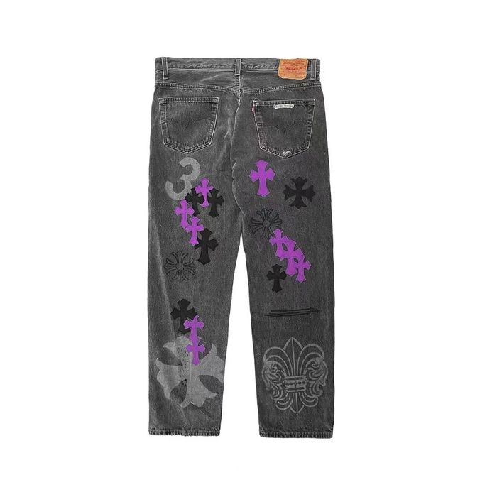 Chrome hearts hot sale denim jeans