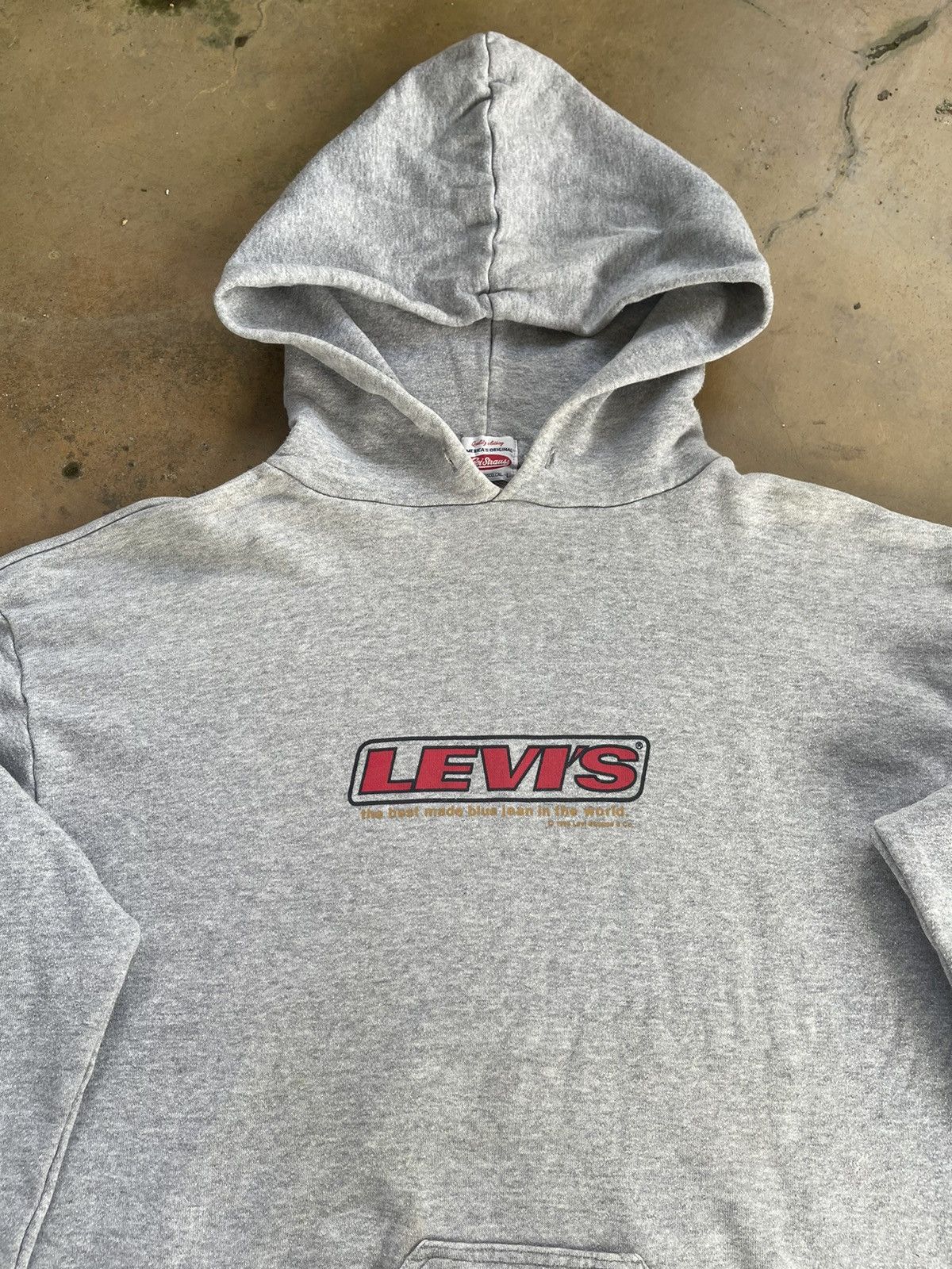 Levi's Vintage 1998 Levi’s Gray Hoodie – Made in Japan – Size L Size US L / EU 52-54 / 3 - 2 Thumbnail