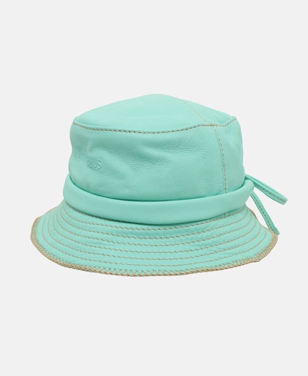 Jacquemus Leather bucket hat Size ONE SIZE - 1 Thumbnail