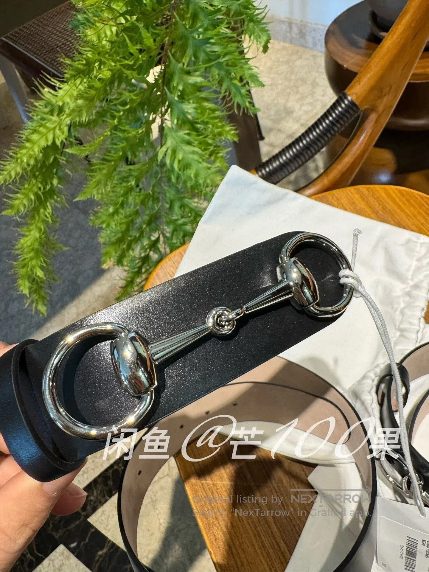 Gucci Gucci Silver Buckle Horsebit Belt. Size ONE SIZE - 5 Thumbnail