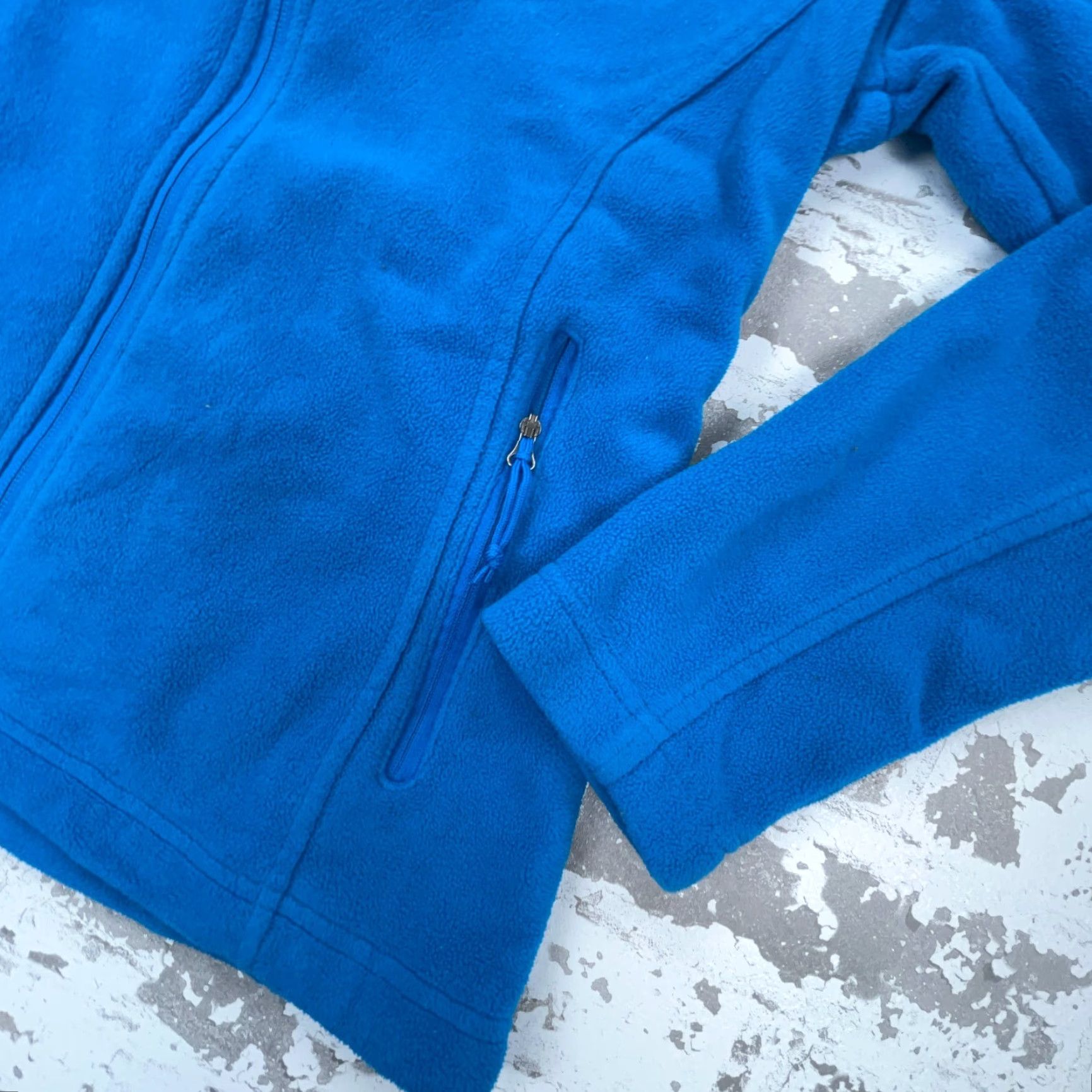 Layer 8 Columbia Jacket Women Medium Blue Fleece Sweater Coat Outdoors Hiking A9 Size M / US 6-8 / IT 42-44 - 6 Thumbnail