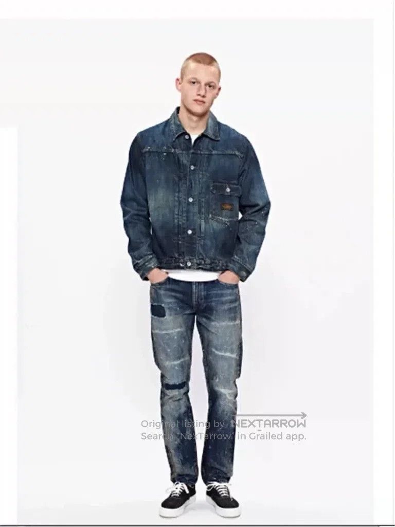 Neighborhood Neighborhood Splatter Denim Jacket Size US M / EU 48-50 / 2 - 3 Thumbnail