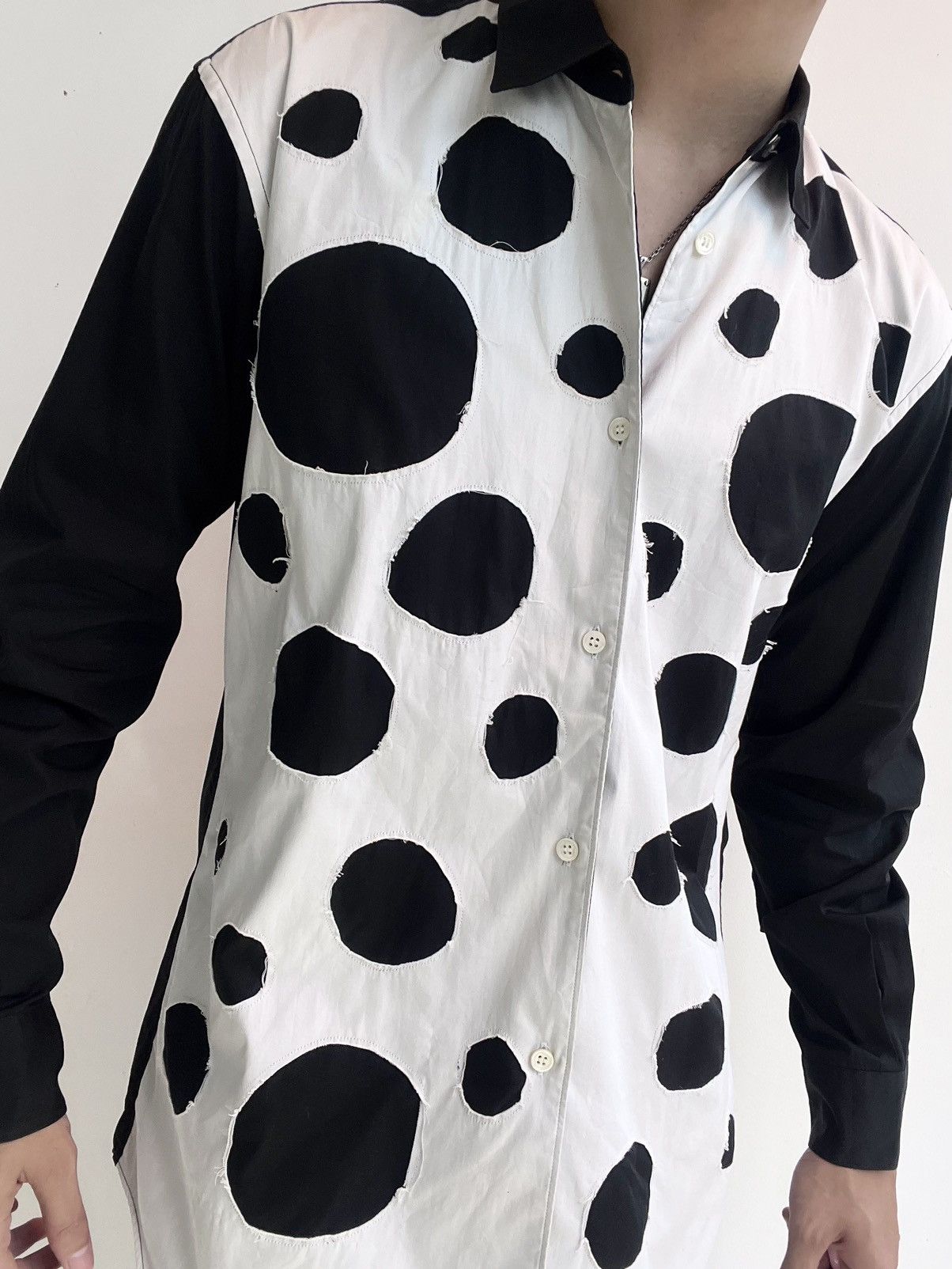Comme des Garcons Comme Des Garcons Polka Dot Shirt Size US L / EU 52-54 / 3 - 3 Thumbnail