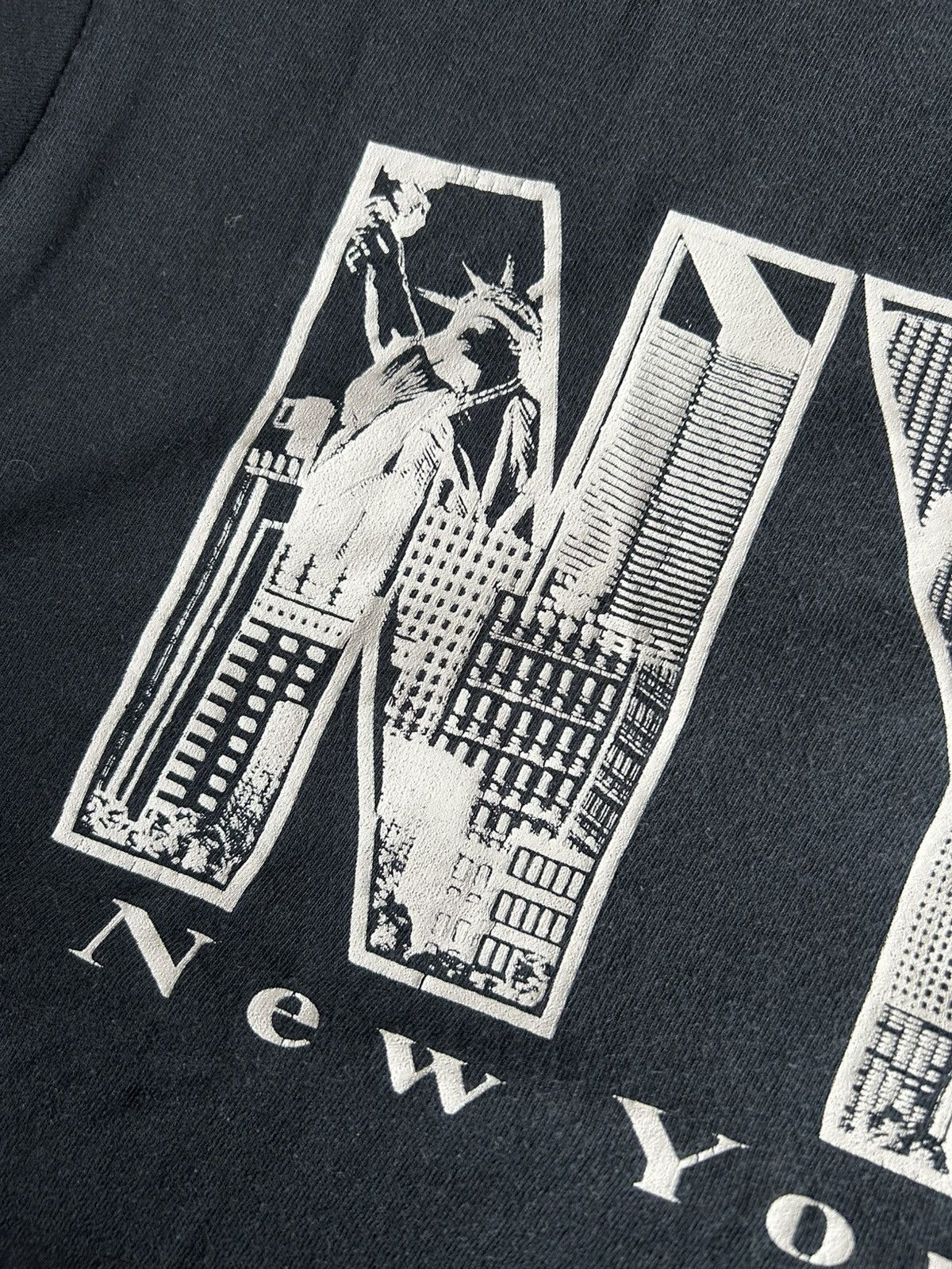Fruit Of The Loom Vintage FOTL NYC Streetwear T-shirt Men’s Size M 90s Rare Size US M / EU 48-50 / 2 - 6 Thumbnail