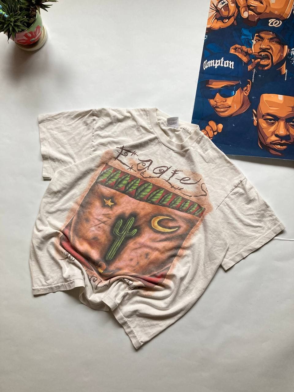 Band Tees × Vintage Vintage 1994 Eagles World Tour Band T-Shirt Y2K rare Size US XL / EU 56 / 4 - 1 Thumbnail