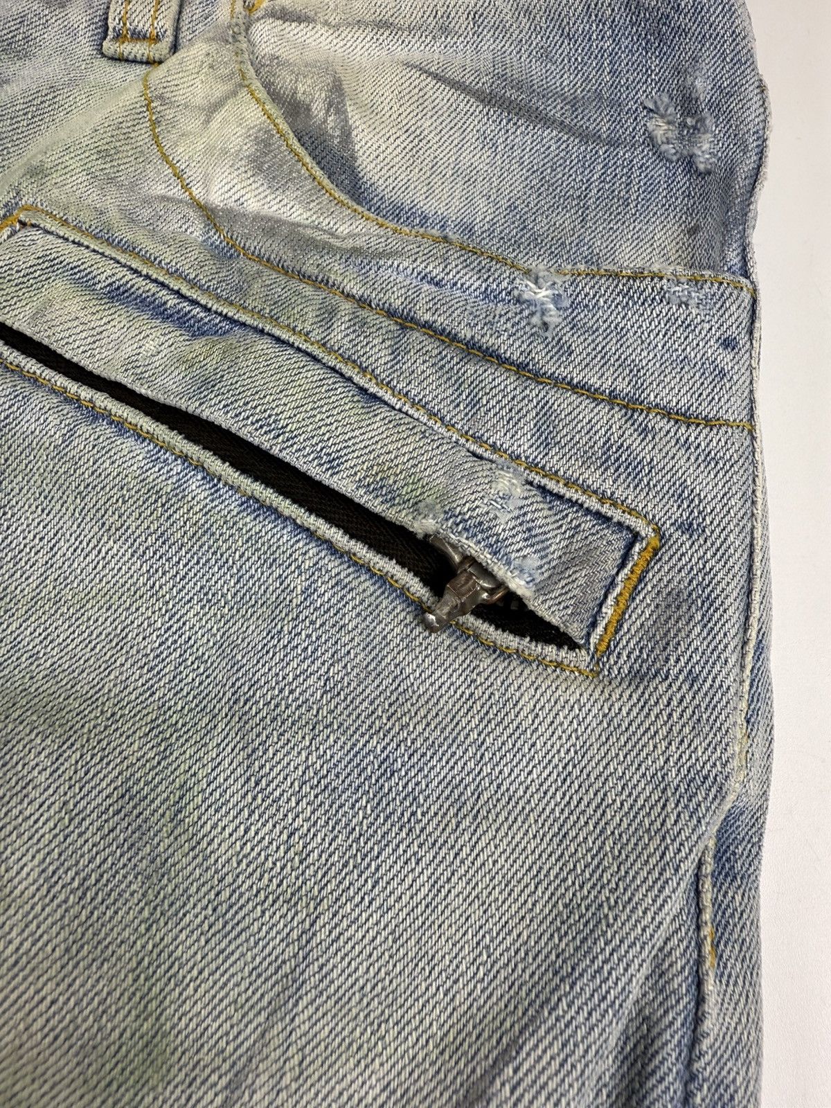 Balmain Balmain x Christophe Decarnin S/S’11 Biker Denim Size US 31 - 8 Thumbnail
