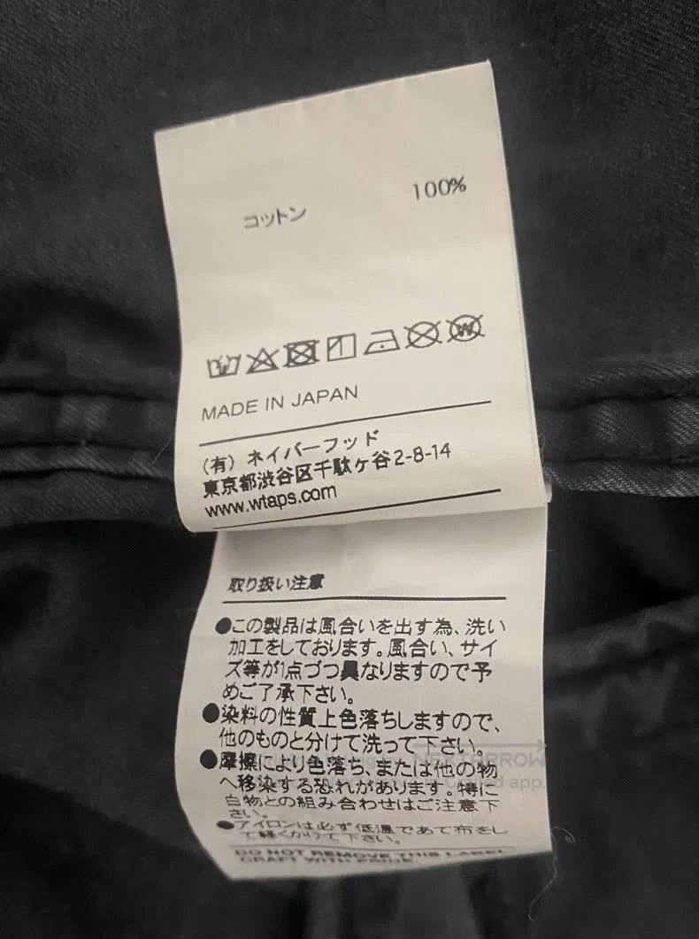 Wtaps Wtaps Washable collarless shirt Size US M / EU 48-50 / 2 - 6 Thumbnail