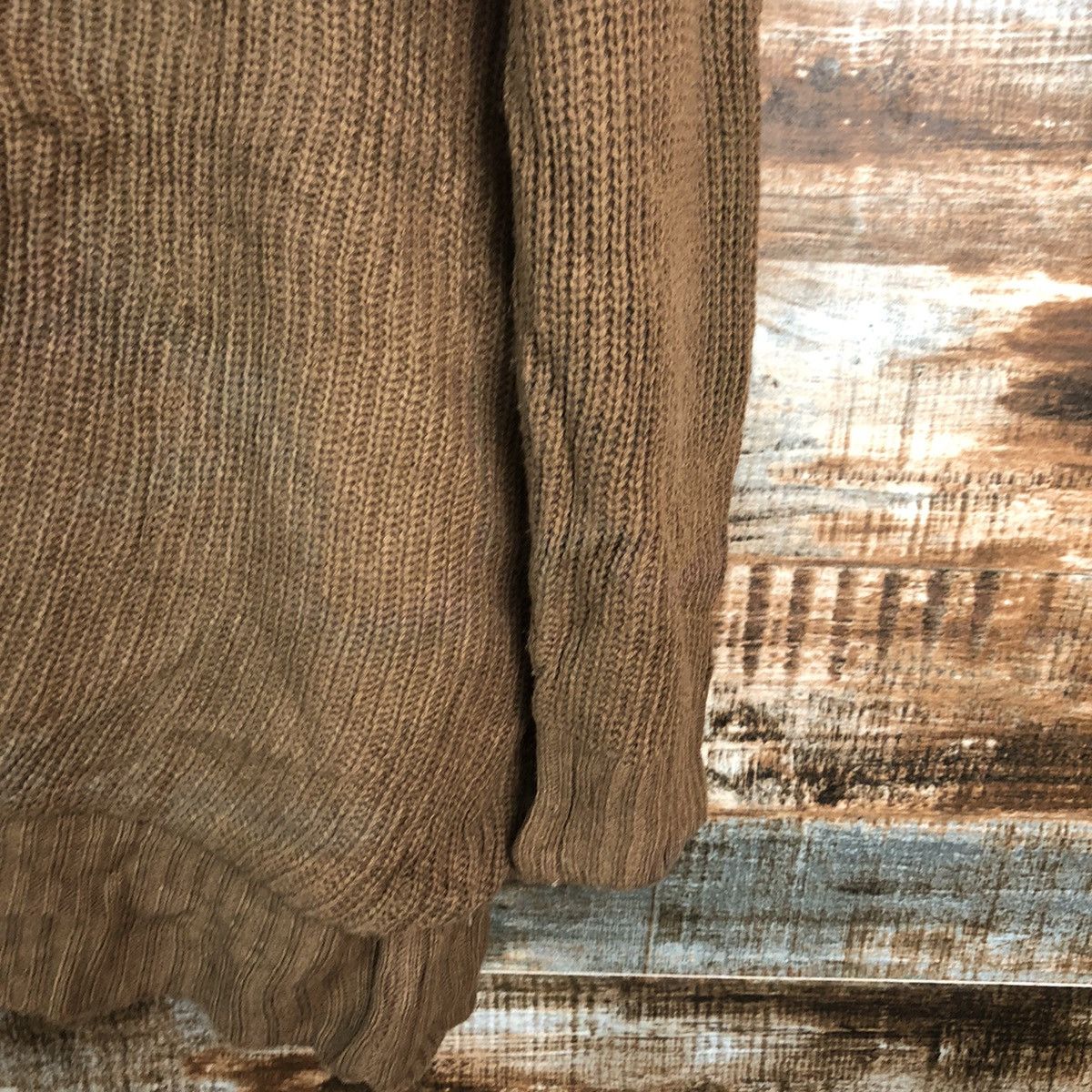 Homespun Knitwear Sugar Spoon Brown vintage japan Cardigan Hoodie #A2352 Size US L / EU 52-54 / 3 - 16 Thumbnail