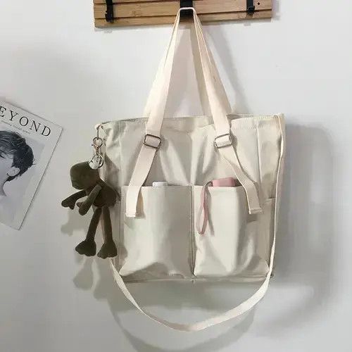 Japanese Brand Waterproof Bag Large Capacity Canvas Size ONE SIZE - 4 Thumbnail
