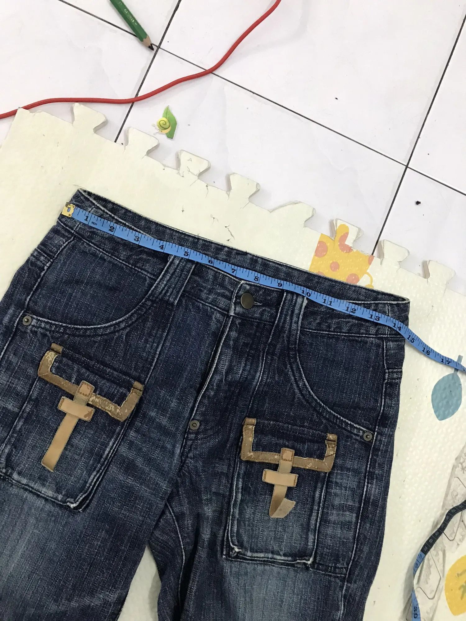 Vintage Bush Pants Distressed Denim Size US 29 - 4 Thumbnail
