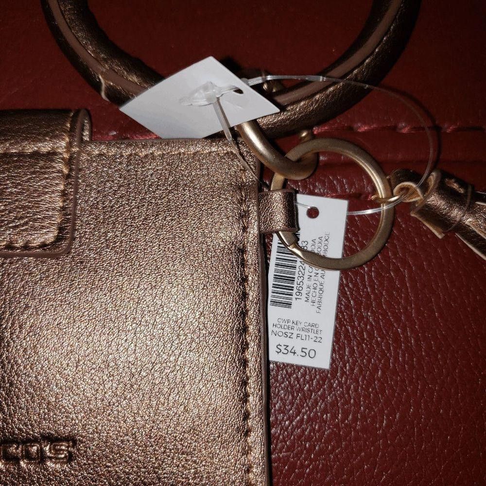 Chicos CT1009a Chicos Wristelt wallet in copper-Leather Size ONE SIZE - 5 Thumbnail