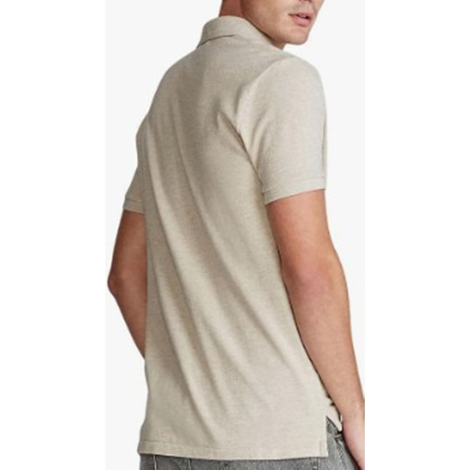 Polo Ralph Lauren Polo Ralph Lauren Men's Solid Mesh Classic Polo Dune Tan XXL Size US XXL / EU 58 / 5 - 4 Thumbnail