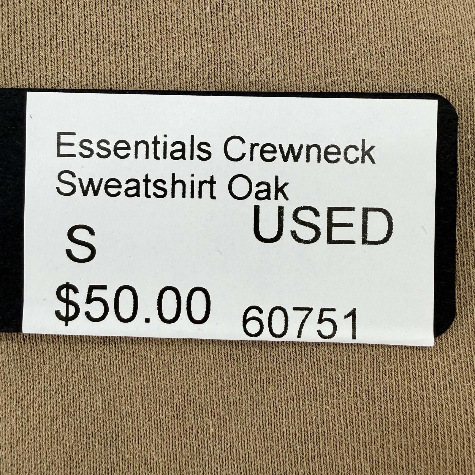 Essentials Essentials Crewneck Sweatshirt Oak S Used Size US S / EU 44-46 / 1 - 12 Thumbnail