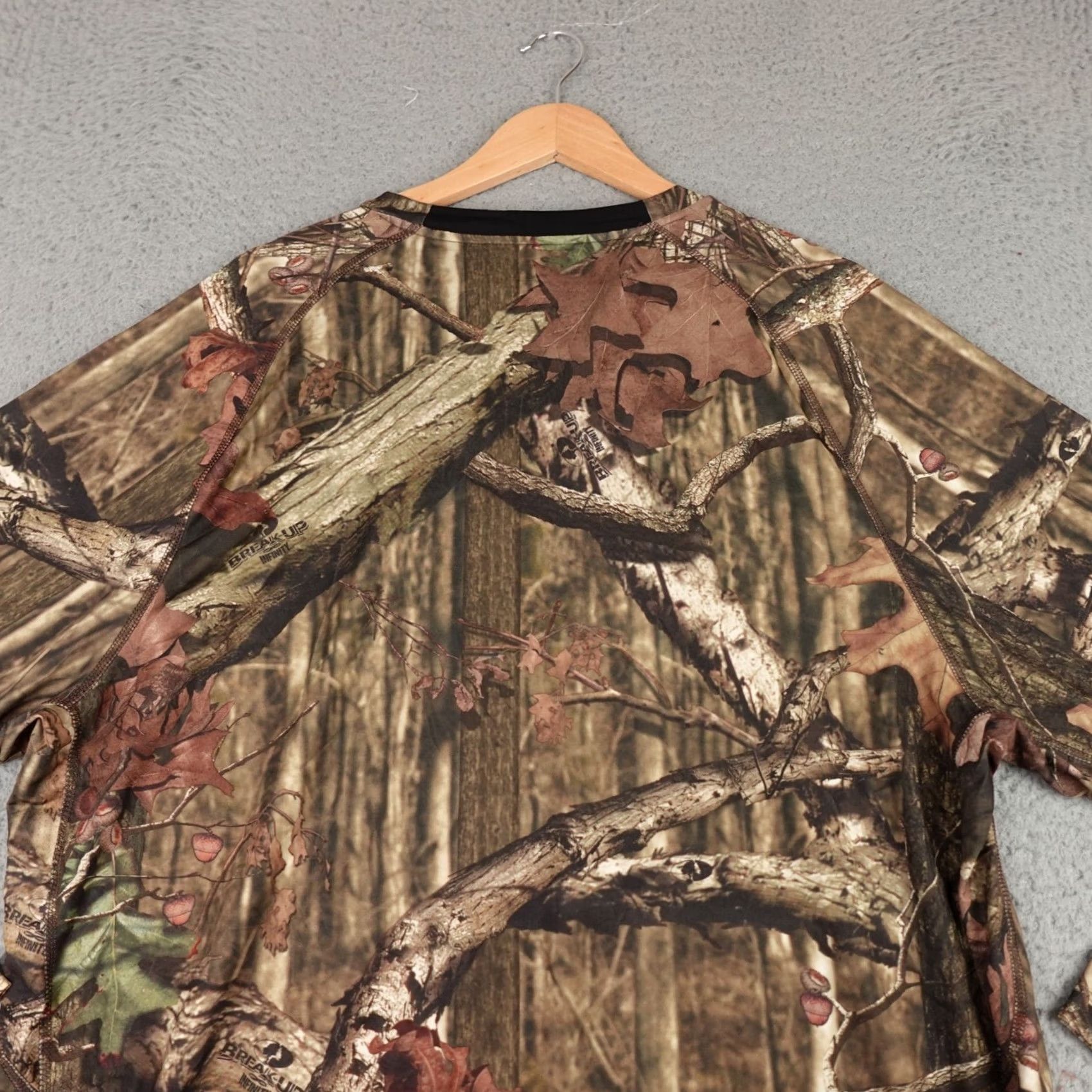 Starter VINTAGE Starter Shirt Mens 3XL Green Camo Long Sleeve Performance Base Layer Size US XXL / EU 58 / 5 - 7 Thumbnail