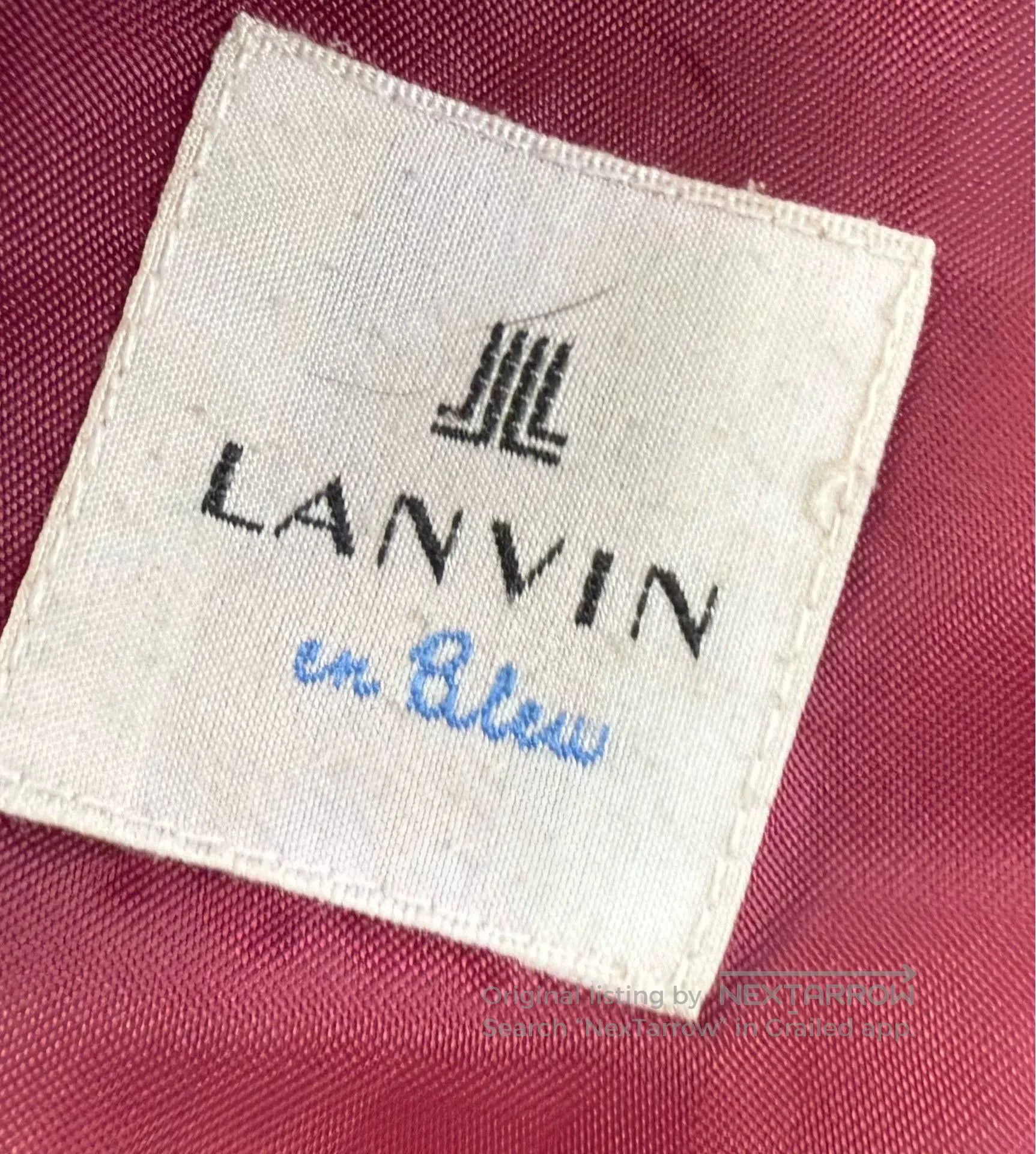Lanvin Lanvin Men's Leather Motorcycle Jacket. Size US L / EU 52-54 / 3 - 4 Thumbnail