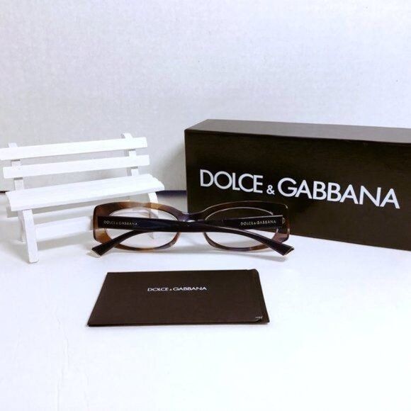 Dolce & Gabbana DOLCE & GABBANA Rectangle Watercolour Blue Brown Frames Size ONE SIZE - 9 Thumbnail