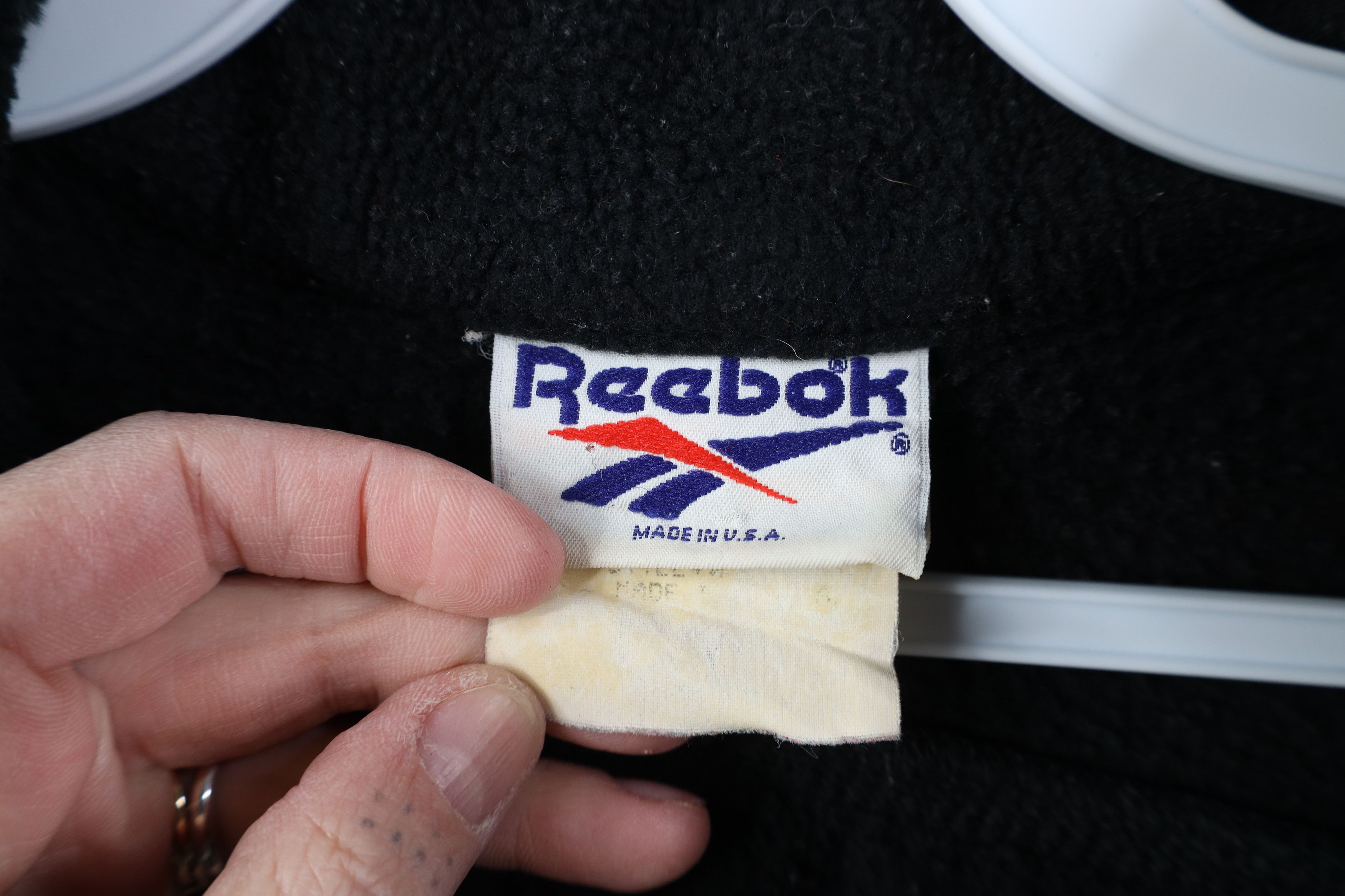 Reebok Vintage 90s Reebok Half Zip Fleece Pullover Sweater Size M / US 6-8 / IT 42-44 - 7 Thumbnail