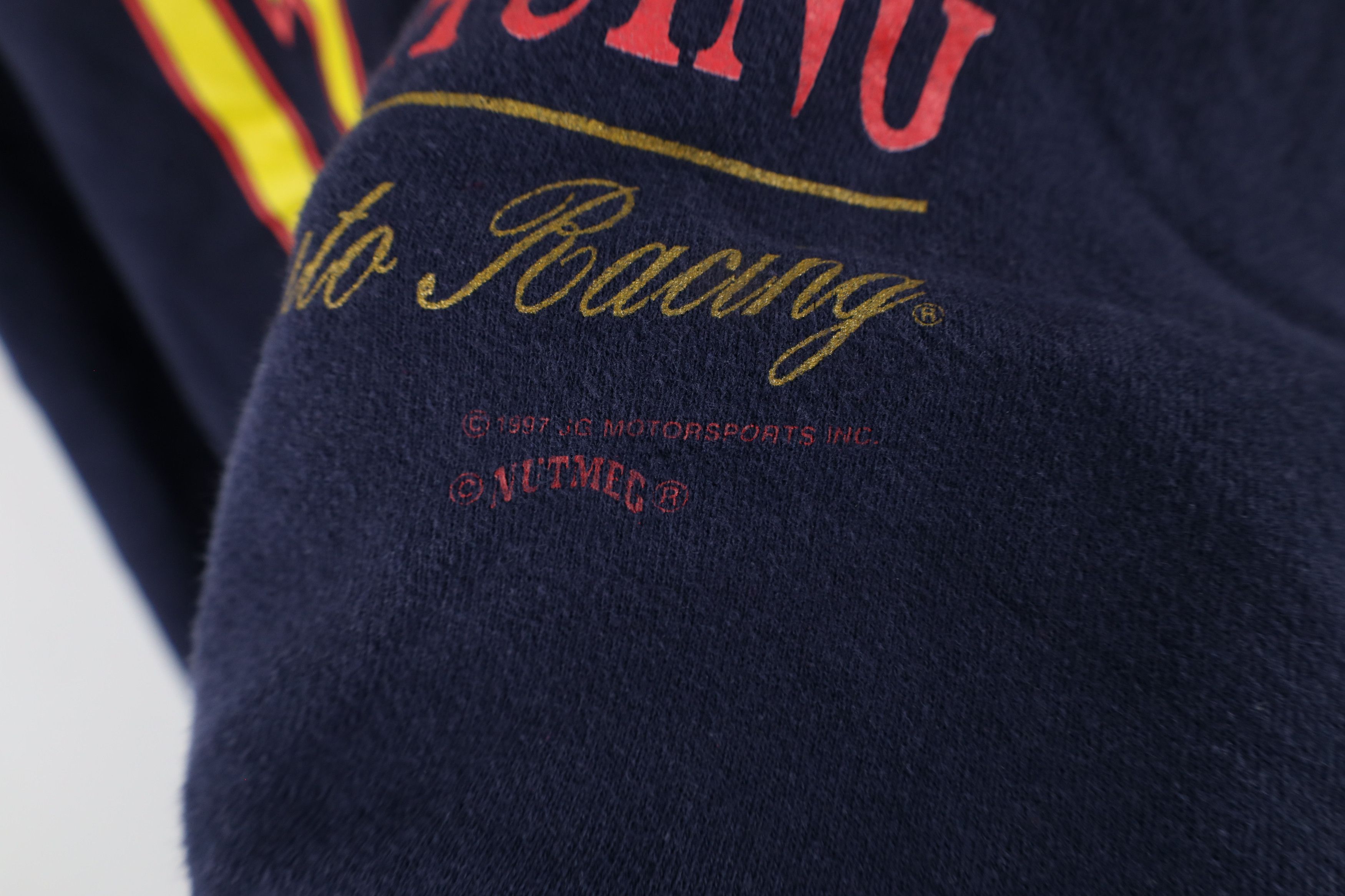Vintage Vintage 90s NASCAR Spell Jeff Gordon Racing Sweatshirt USA Size US L / EU 52-54 / 3 - 7 Thumbnail