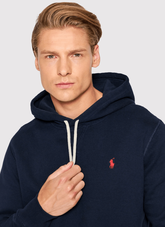 Polo Ralph Lauren POLO RALPH LAUREN HOODIE M CLASSICS 1 NAVY 710766778007-M Size US M / EU 48-50 / 2 - 2 Thumbnail