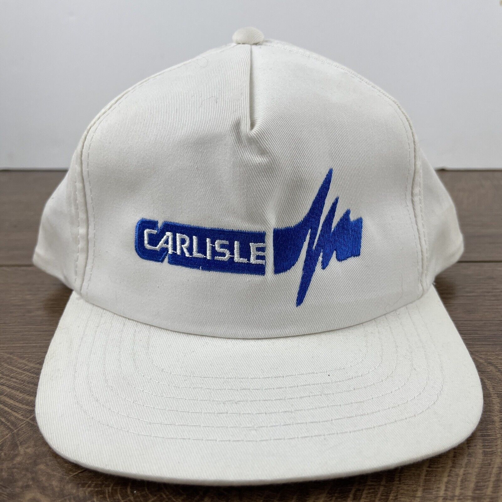 Other Carlisle Hat Carlisle Hat White Hat Adjustable Snapback Adul Size ONE SIZE - 4 Thumbnail