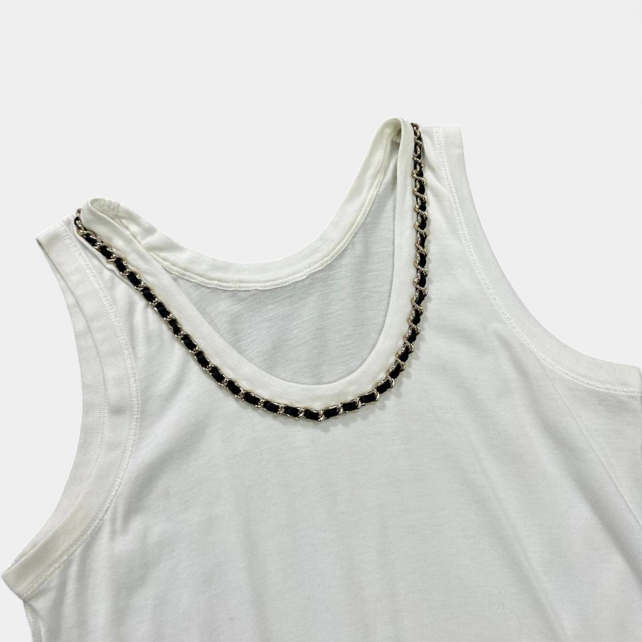 Dolce & Gabbana Dolce & Gabbana Metallic Gold Tank Top Size US S / EU 44-46 / 1 - 2 Thumbnail