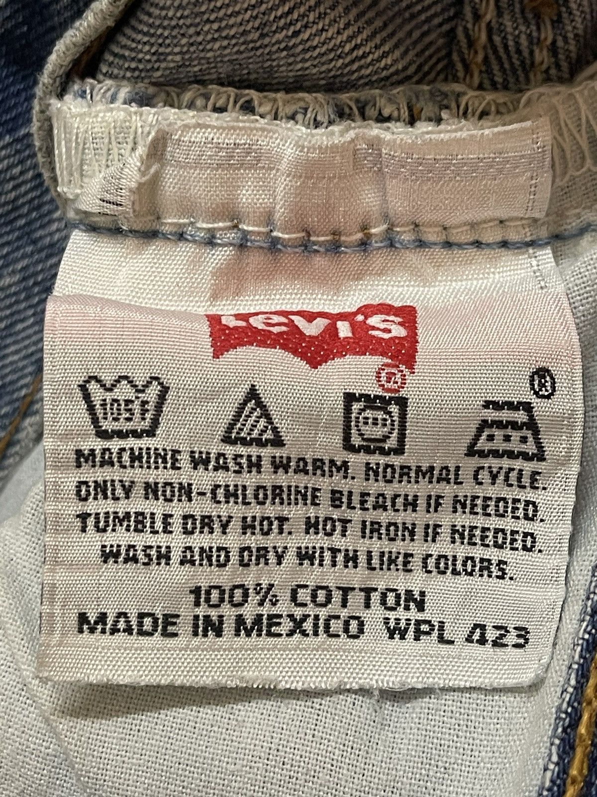 Levi's Vintage 90s Levis 501 Mud Faded Wash Style Loose Jeans Size US 32 / EU 48 - 9 Thumbnail