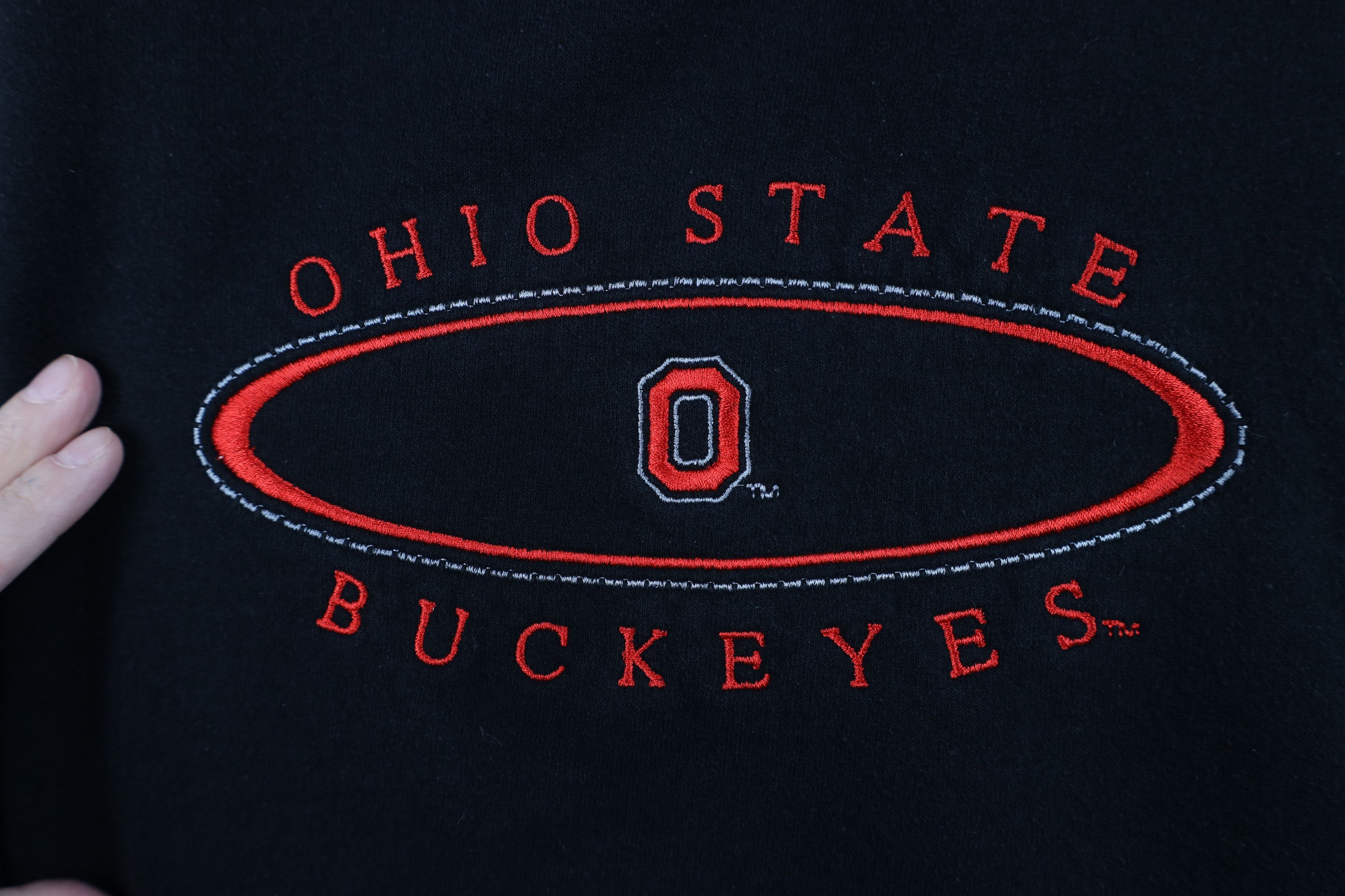 Vintage Vintage 90s Spell Ohio State University Crewneck Sweatshirt Size US S / EU 44-46 / 1 - 4 Thumbnail