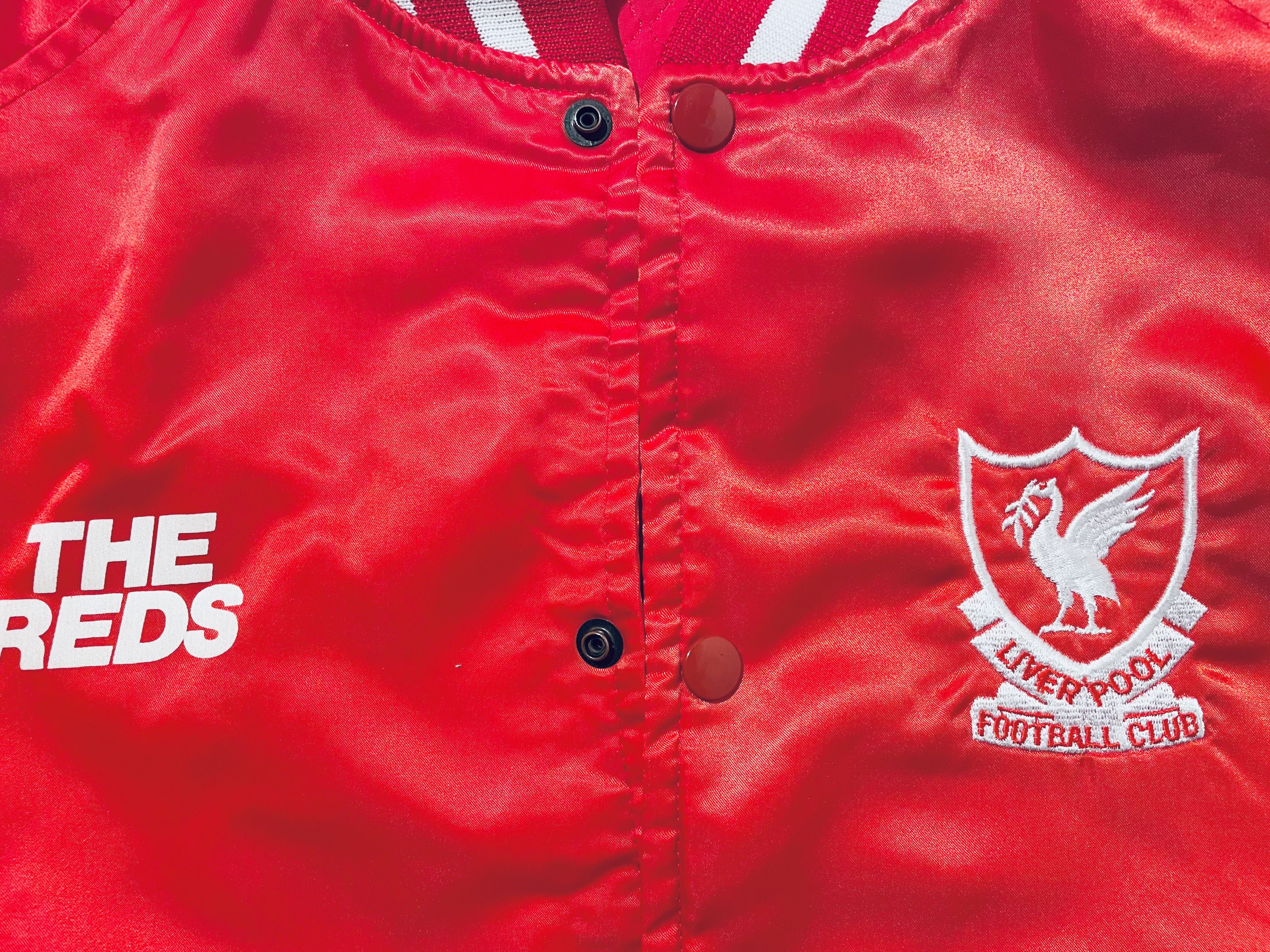 Vintage Liverpool Football League 1989 - 1992 Bomber Varsity Jacket Size US L / EU 52-54 / 3 - 6 Thumbnail