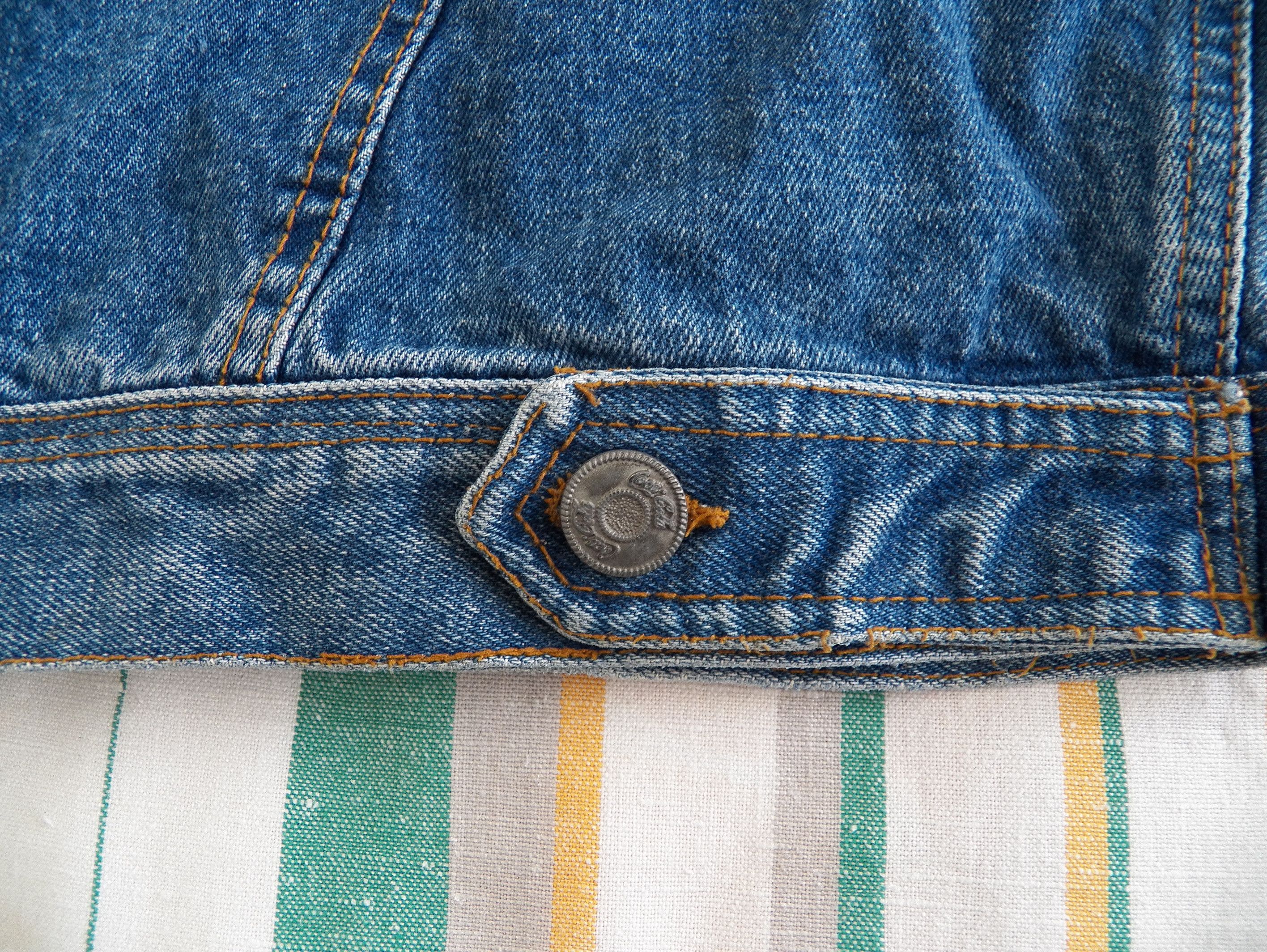 Coca Cola Mens Vintage 90s Coca Cola Collection DENIM JACKET cotton Size US S / EU 44-46 / 1 - 11 Thumbnail