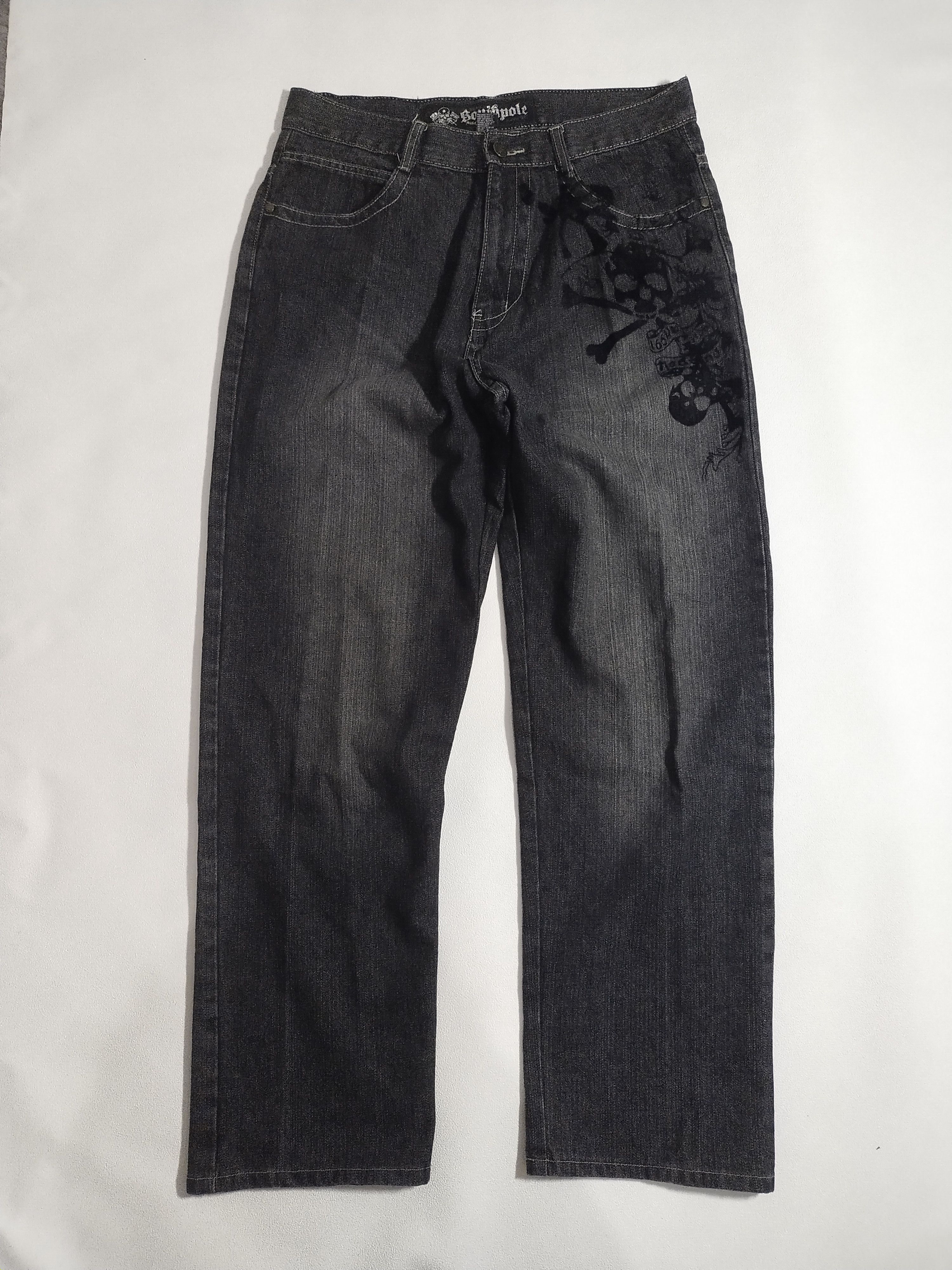 Southpole Very Rare Southpole Skull Graphic Denim Y2K Awesome Size US 34 / EU 50 - 6 Thumbnail