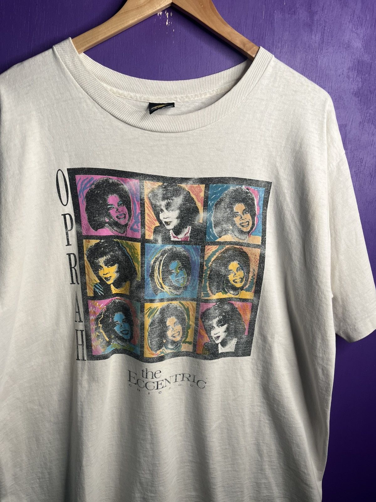 Vintage Vintage 90s Oprah Winfrey the eccentric t-shirt Size US XL / EU 56 / 4 - 3 Thumbnail