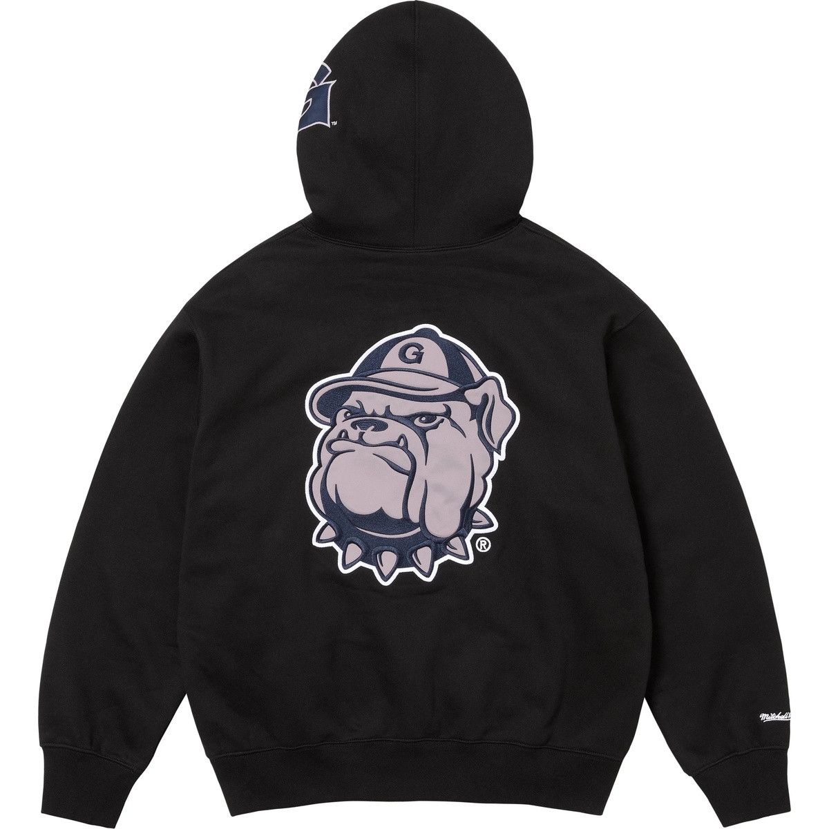 Mitchell & Ness × NCAA × Supreme Supreme Mitchell Ness NCAA Georgetown Hoodie Medium Size US M / EU 48-50 / 2 - 2 Thumbnail