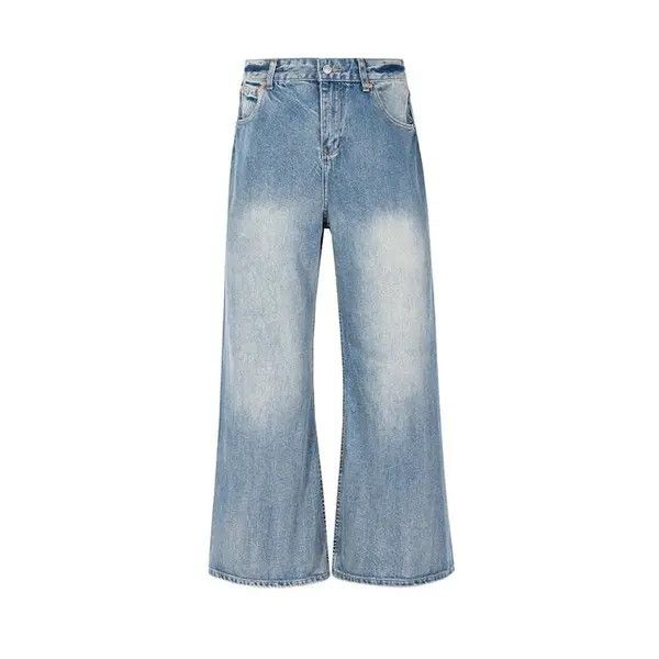 Designer × Japanese Brand × Vintage Y2K Straight Baggy Vintage Blue Jean Size US 32 / EU 48 - 3 Thumbnail