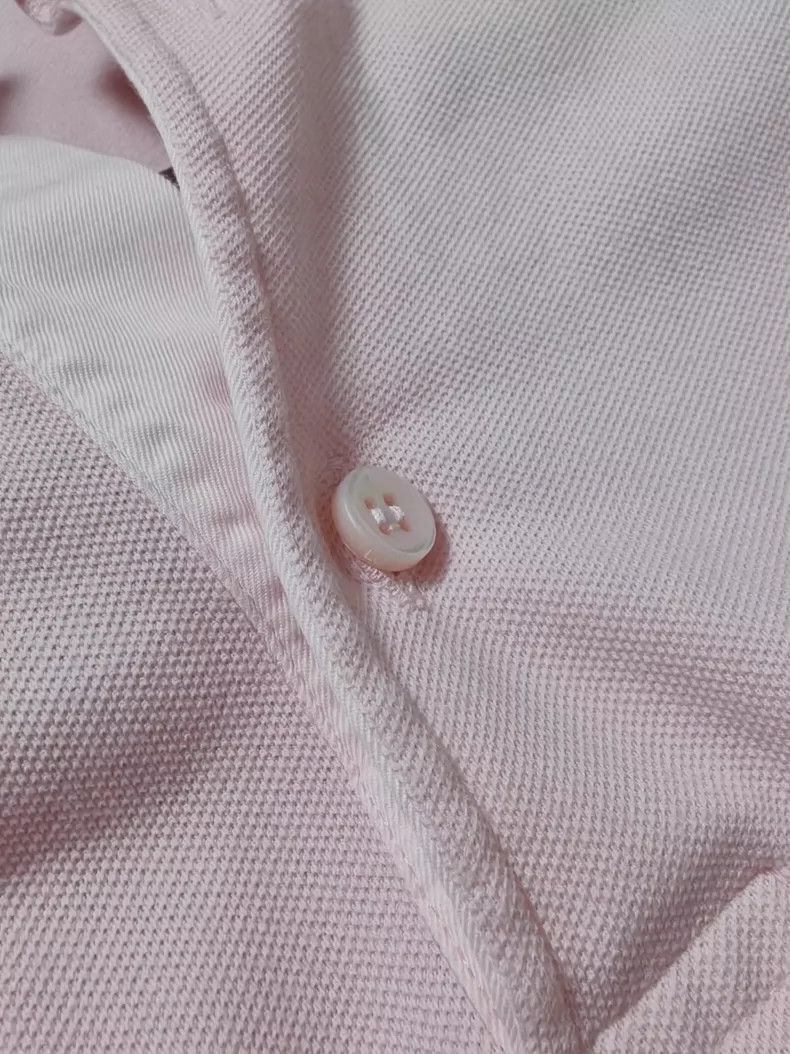 Ermenegildo Zegna Loro Piana Pink Short Sleeve Polo-2508 Size US XL / EU 56 / 4 - 6 Thumbnail