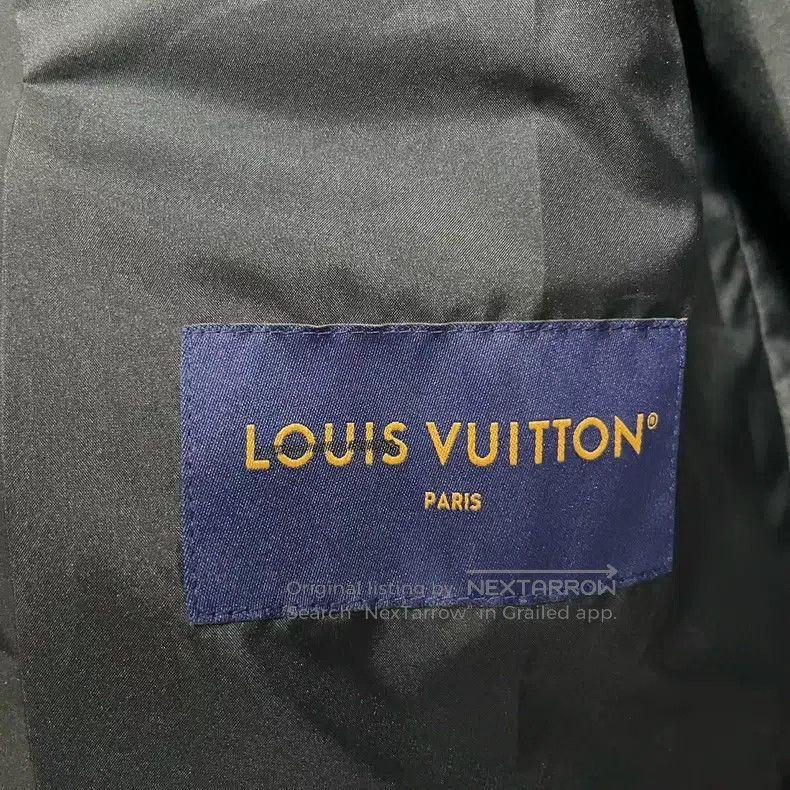 Louis Vuitton Louis Vuitton Black Color-Block Logo Printed Hooded Zip Ja Size US M / EU 48-50 / 2 - 2 Thumbnail