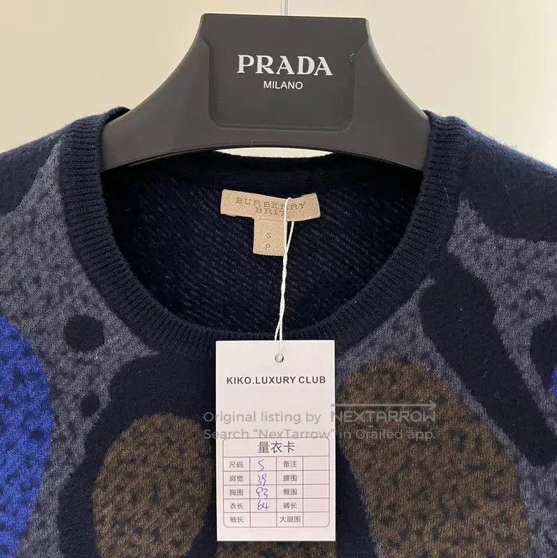 Burberry Burberry Multicolor Wool Women's Knit Sweater. Size S / US 4 / IT 40 - 3 Thumbnail