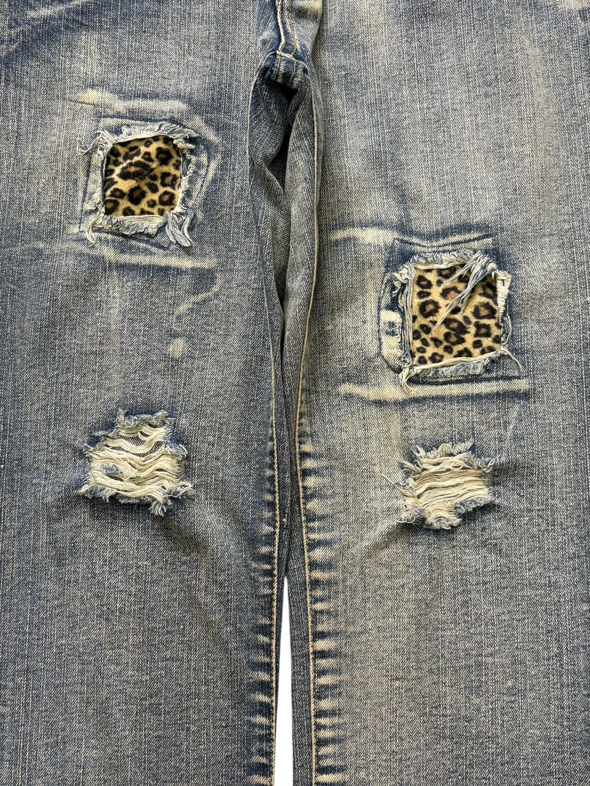 Ksubi Vintage Japanese Brand Patches Distressed Jeans Size 30" / US 8 / IT 44 - 3 Thumbnail