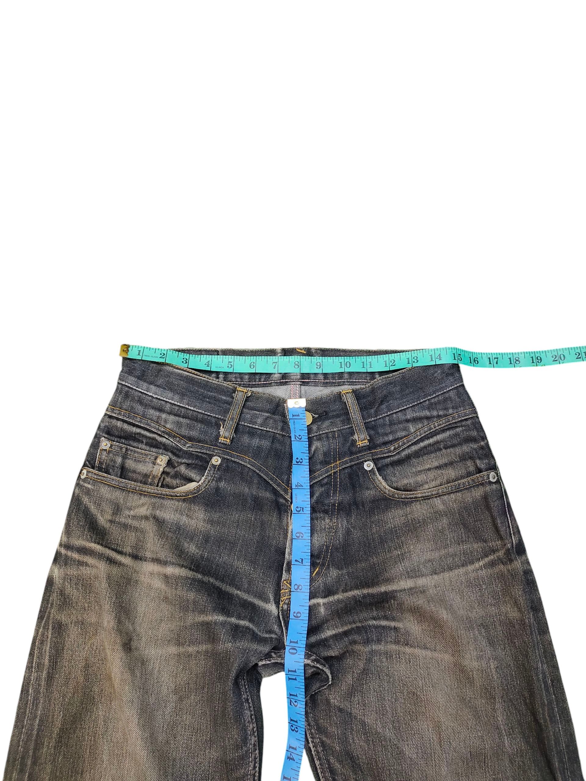 Spiritual Gangster Vintage Gangsterville Selvedge Rusty Distress Denim Jeans Size US 30 / EU 46 - 15 Thumbnail