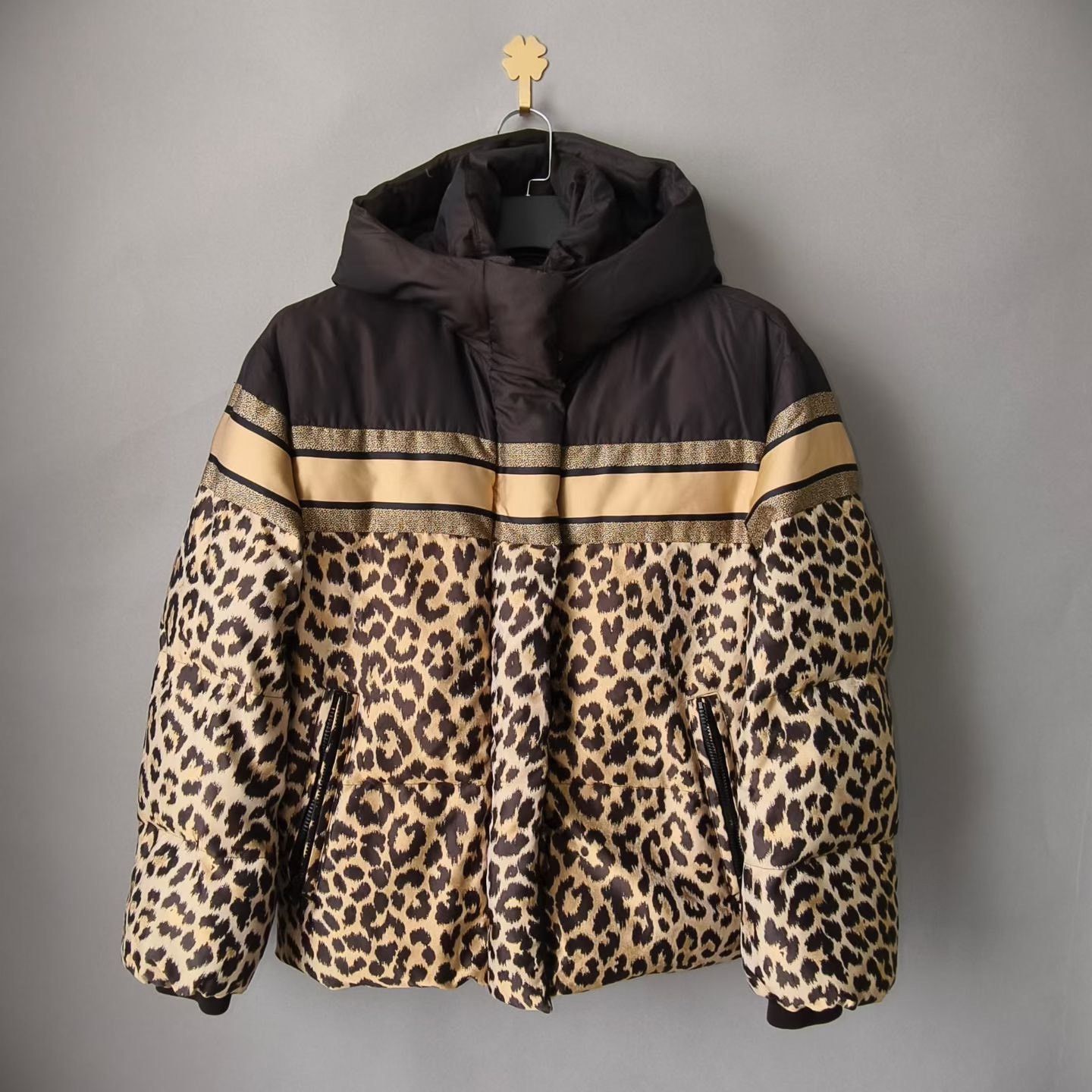 Dior Dior Limited Leopard Down Jacket Size S / US 4 / IT 40 - 1 Thumbnail