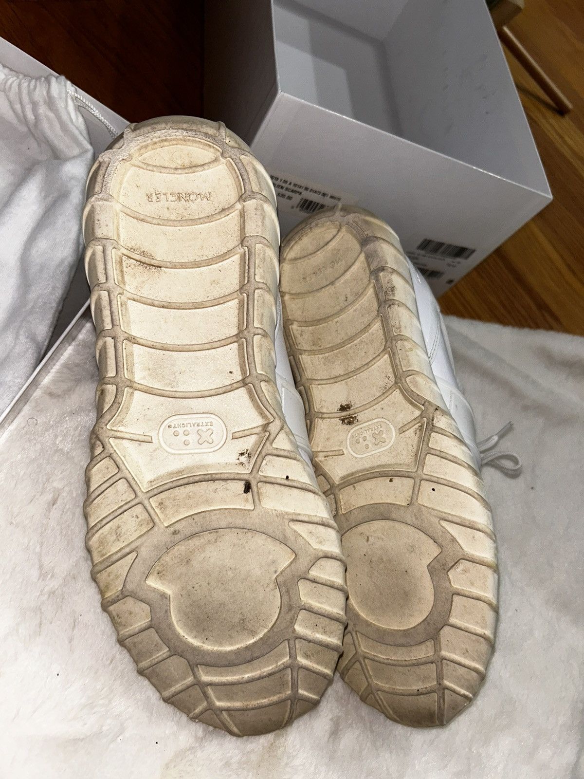 Moncler Moncler Emilen Scarpa White Size US 8 / EU 41 - 3 Thumbnail