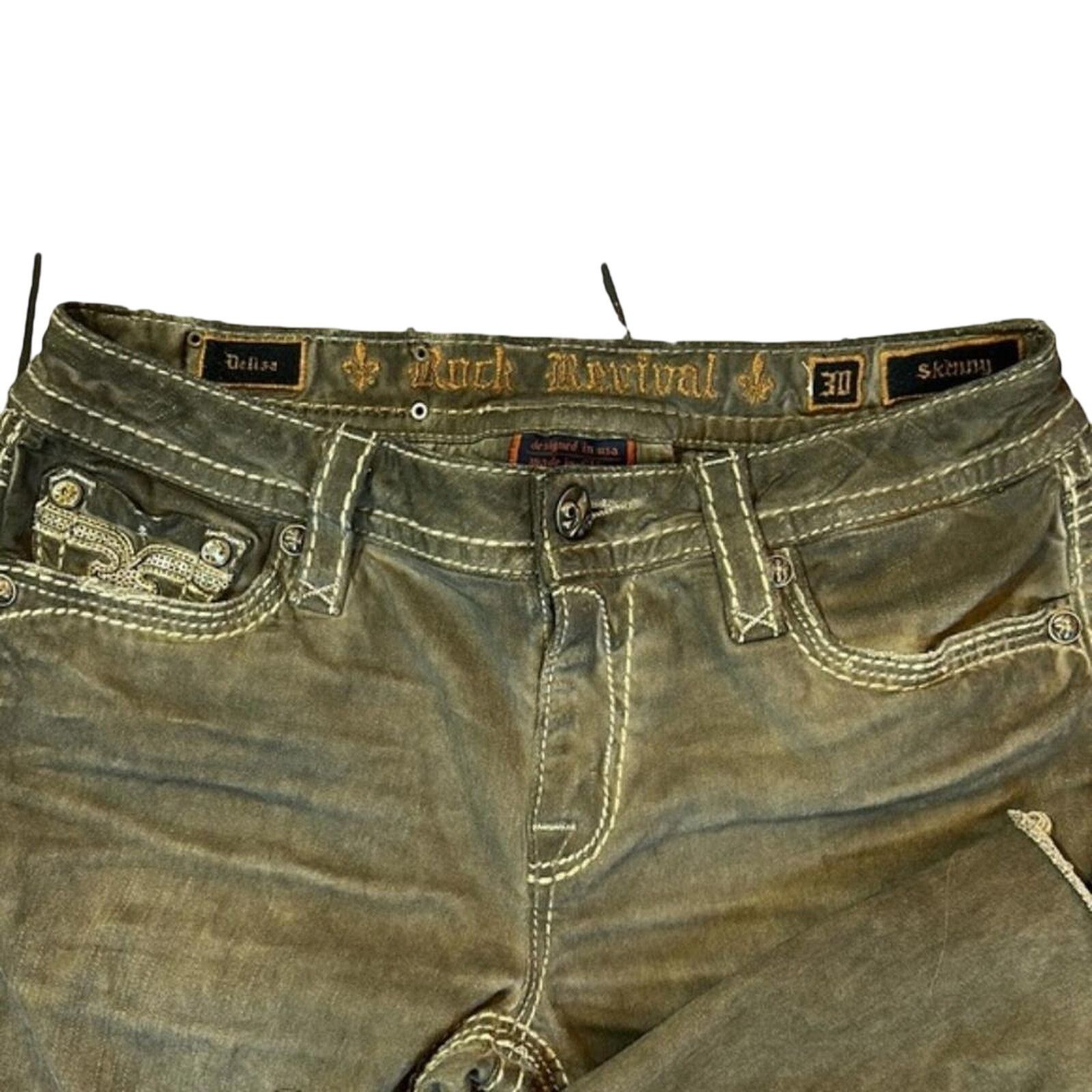 Rock Revival Rock Revival Skinny Jeans -30 Delissa Size 30" / US 8 / IT 44 - 2 Thumbnail