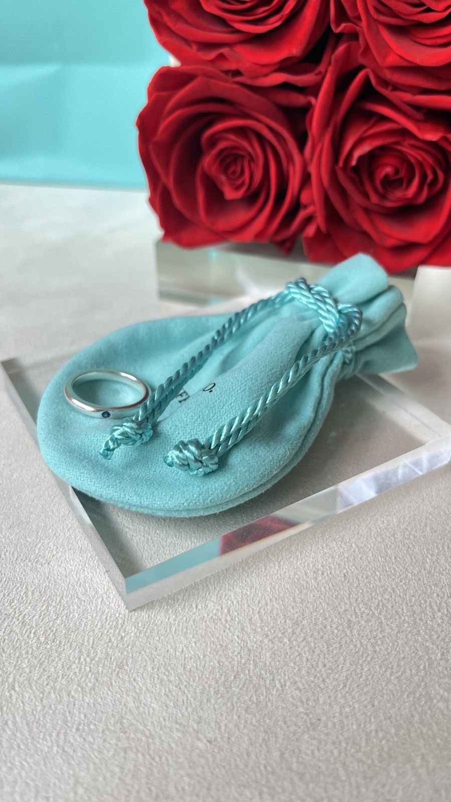 Tiffany & Co. Tiffany & Co Silver Peretti Blue Sapphire Ring 5 NEW $450 Size ONE SIZE - 10 Thumbnail