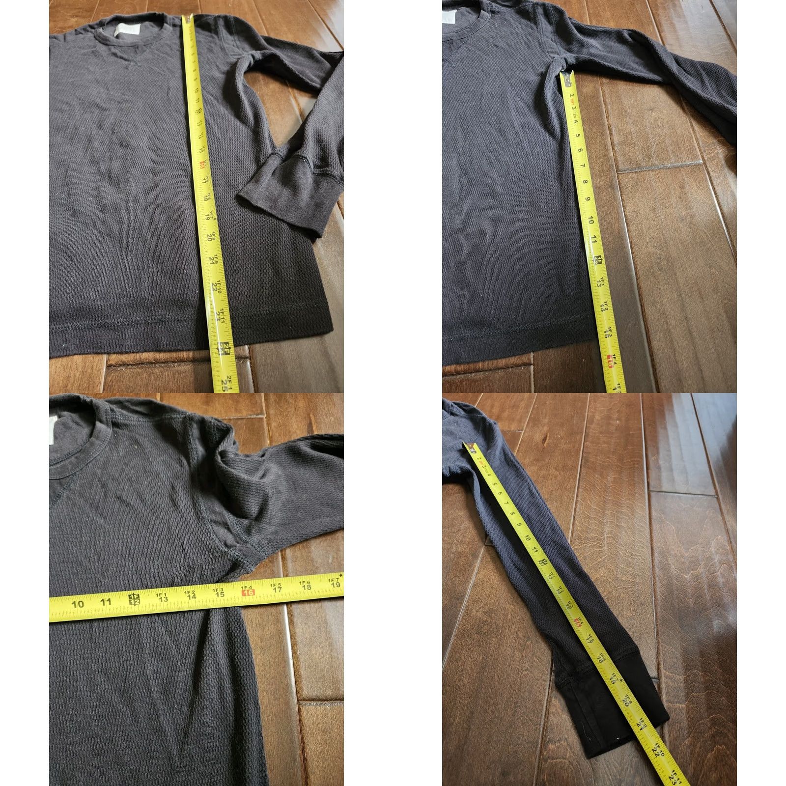 Marcs Marc Ecko Mens Black Long Sleeve Thermal Shirt Size S Size US S / EU 44-46 / 1 - 8 Thumbnail