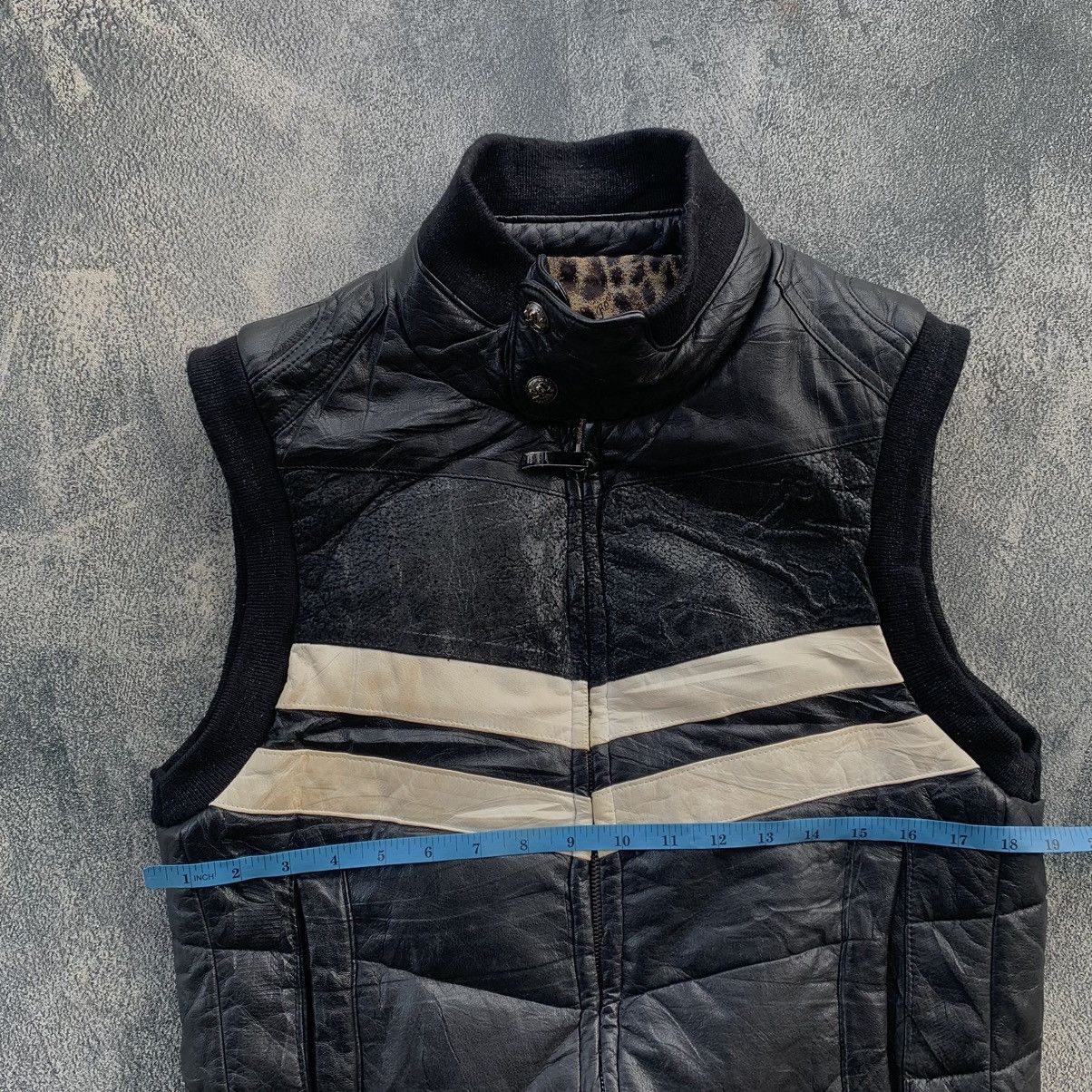 Japanese Brand × Le Grande Bleu (L.G.B.) × Roen Roen Leather Vest Thinsulate Insulation Size US S / EU 44-46 / 1 - 9 Thumbnail