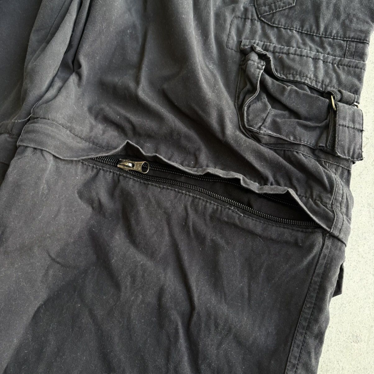 Southpole Y2K Gorpcore Abercrombie Plugg Style Cargo Shorts Pants 33" Size US 38 / EU 54 - 4 Thumbnail