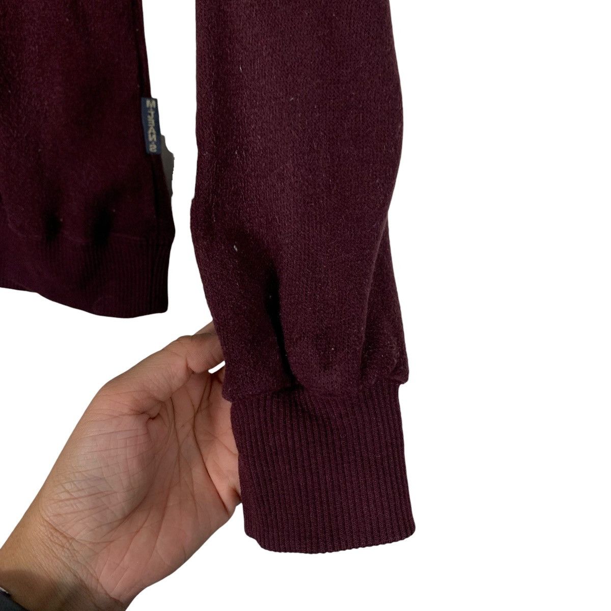 Michiko Koshino London MICHIKO LONDON Technical Wear Maroon Sweatshirt #2422-C108 Size US M / EU 48-50 / 2 - 9 Thumbnail
